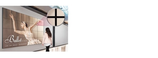 LG 49VL5G 49'' 500 Nits FHD Slim Bezel Commercial Video Wall Display (3.5 mm Bezel-to-Bezel, IPS Panel, webOS Signage, 24/7 Operation)