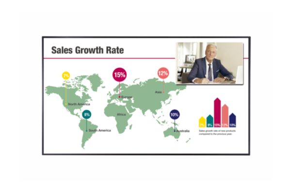 LG 75UM3C 75-inch 4K commercial signage display – product image 1