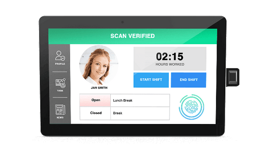 Elo Edge Connect Fingerprint Scanner White - E133591