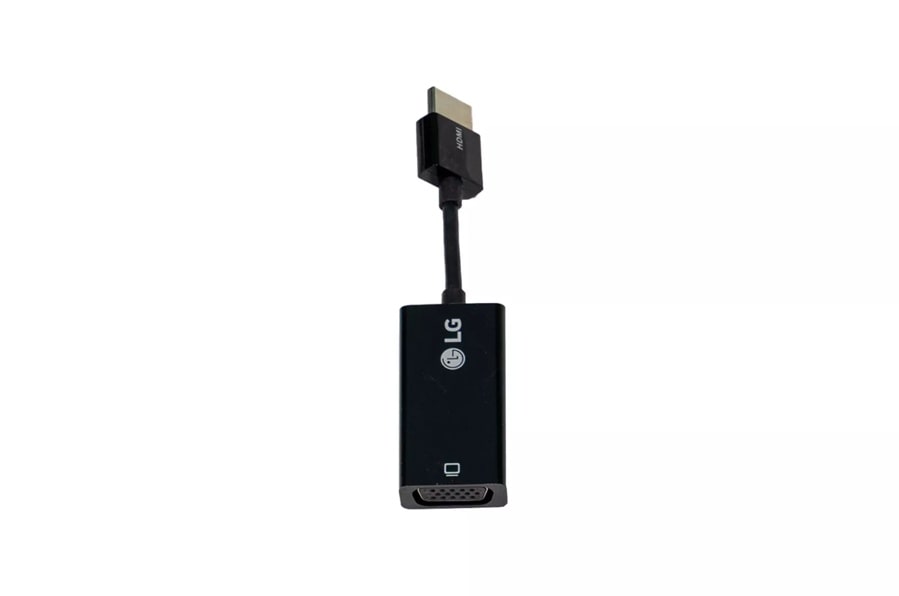LG EAD64025801 black HDMI-to-VGA laptop adapter cable