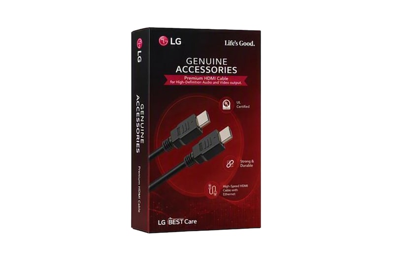 LG EAD65185201 black HDMI 2.0 cable