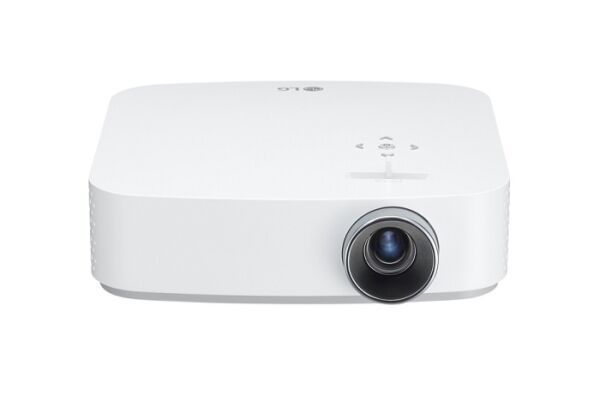 LG Minibeam PF50KG Full HD Portable DLP Projector (600 Lumens, Smart TV Platform, Built-in Battery)