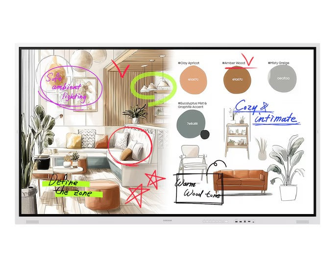 Samsung Flip WM85FX 85-inch 4K Interactive Display — product image