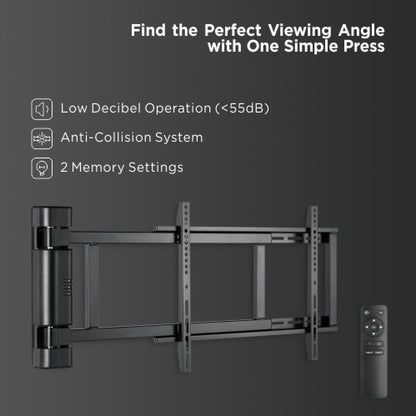 VSYS VCM-M06 Motorized 170° Swing TV Wall Mount