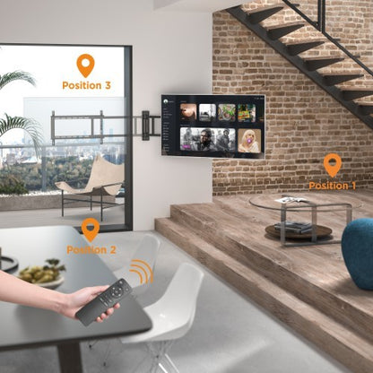VSYS VCM-M06 Motorized 170° Swing TV Wall Mount