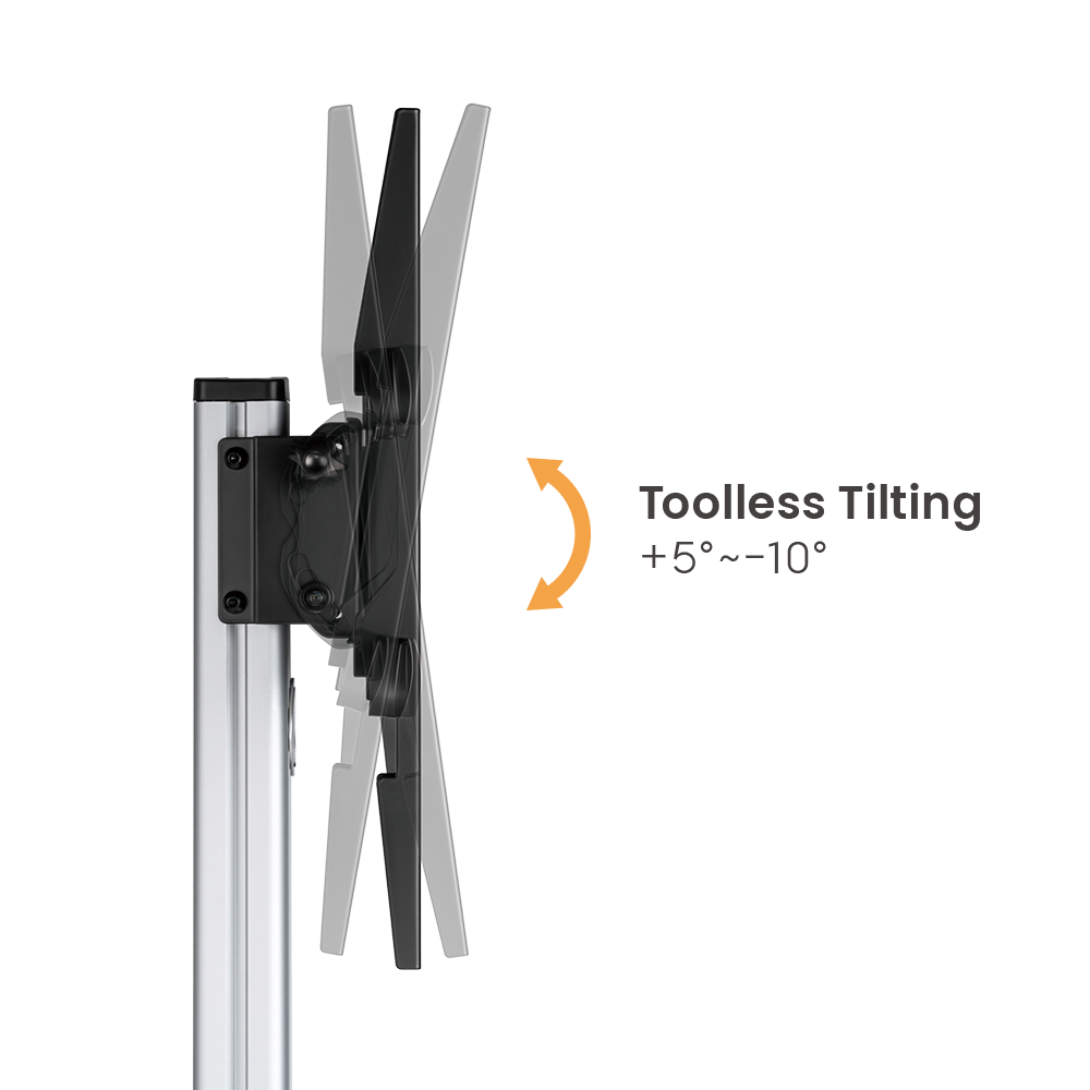 VSYS VFS44-46TW toolless tilt feature close-up