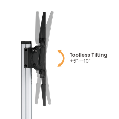 VSYS VFS44-46TW toolless tilt feature close-up