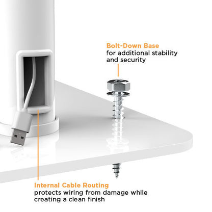 VSYS VPAD33-01 Secure Anti-Theft Tablet Mount & Kiosk