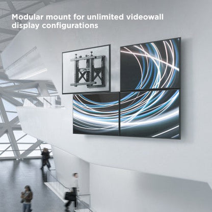 VSYS VSVW13-610T mount installed on a multi-screen video wall array